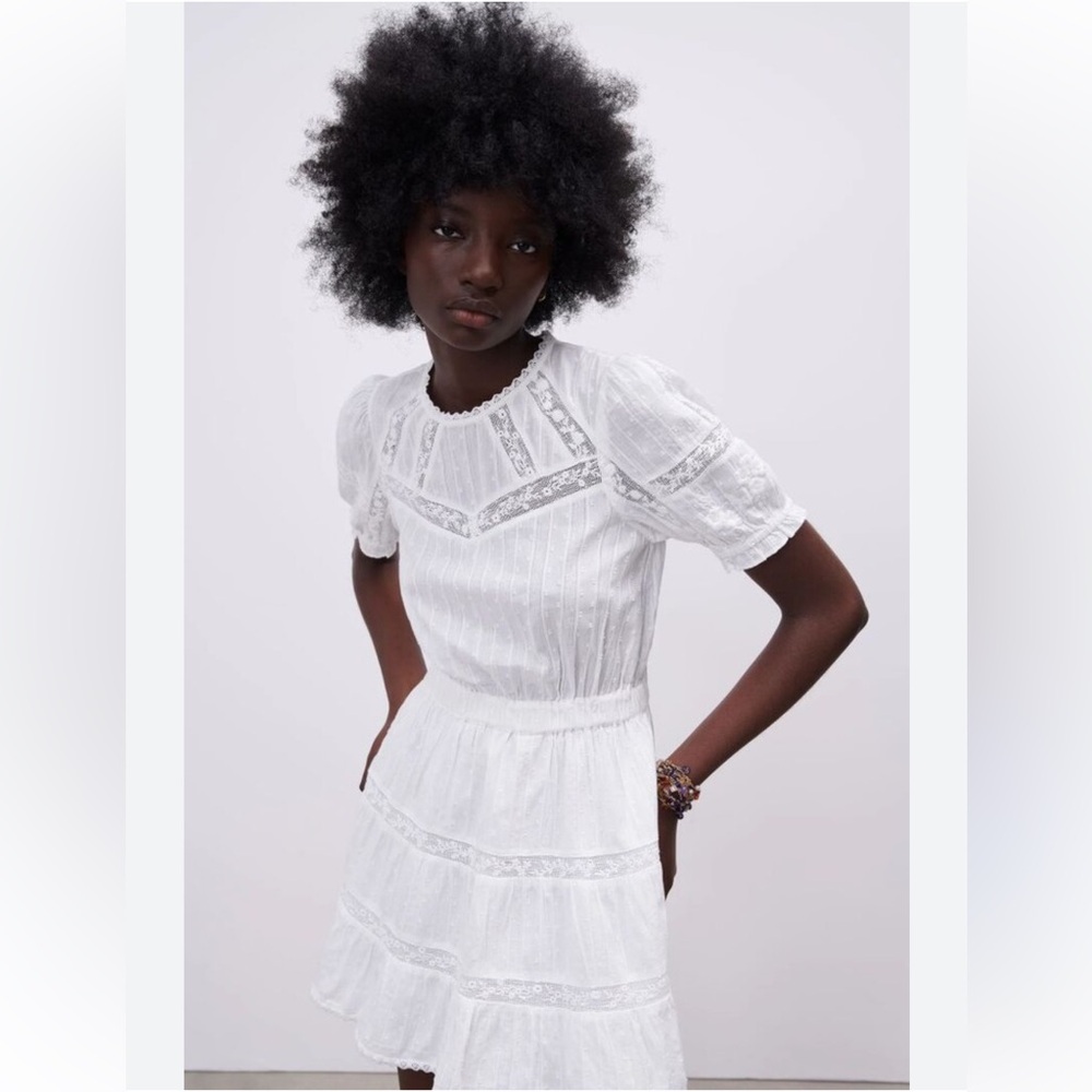 Zara White Mini Dress